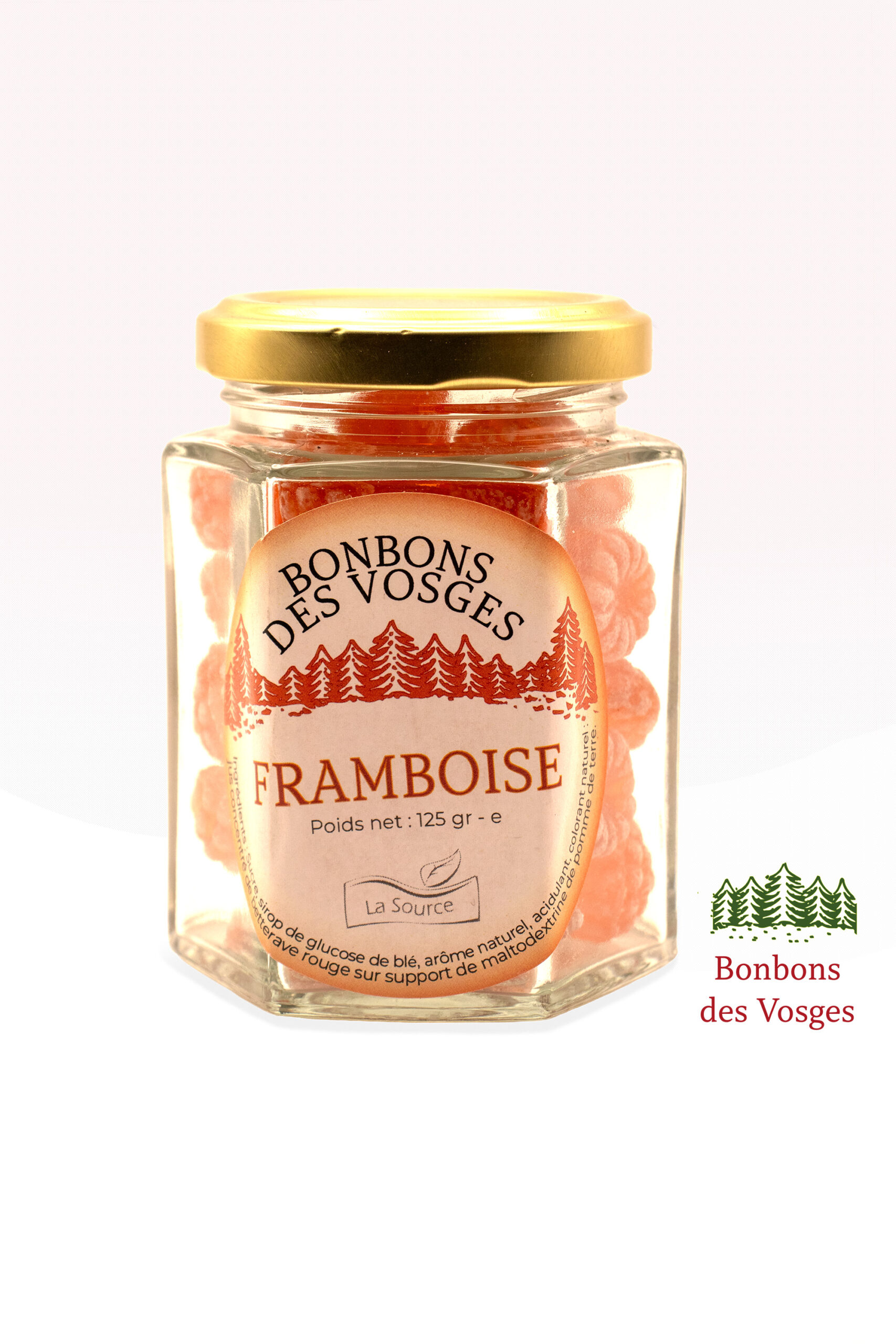 Bonbons des Vosges à la framboise