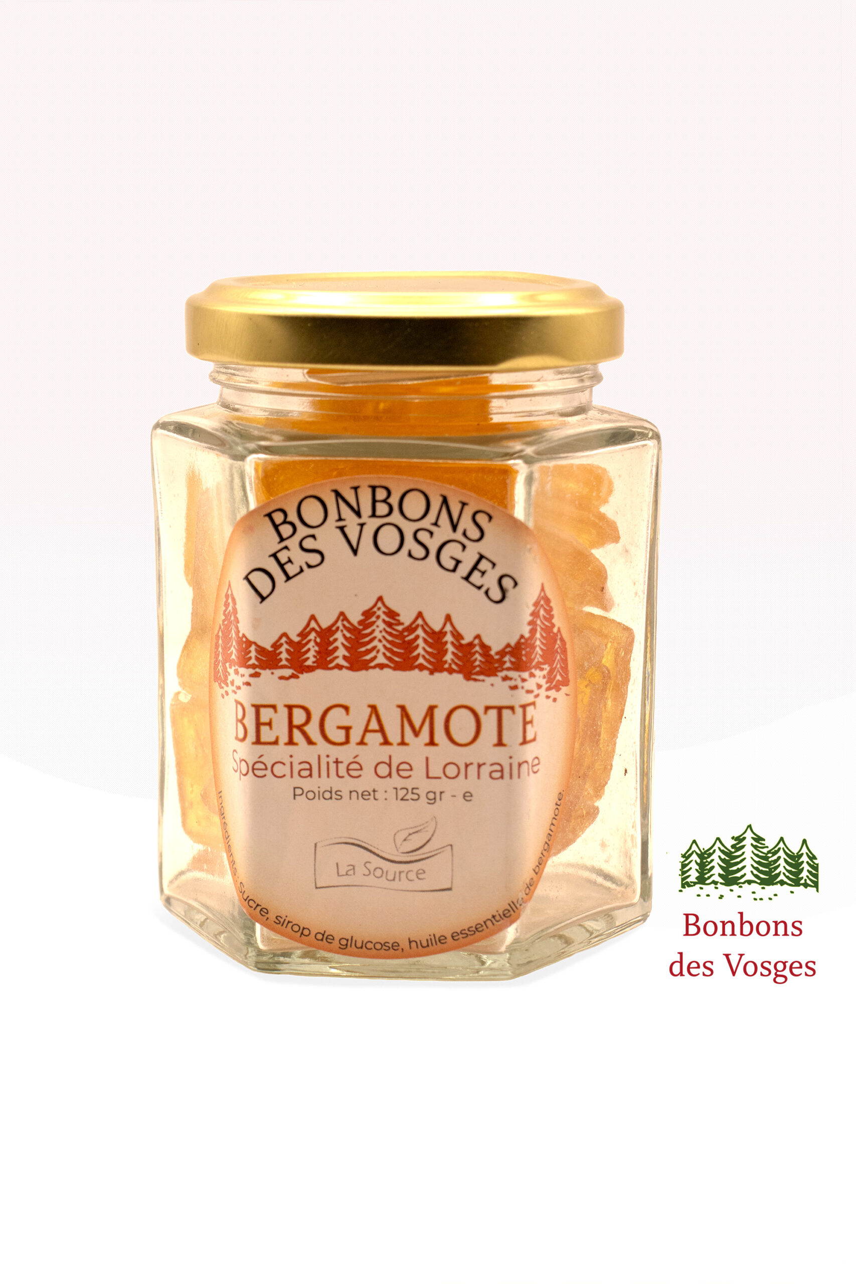 Bonbons des Vosges " à la Bergamote " Spécialité de Lorraine
